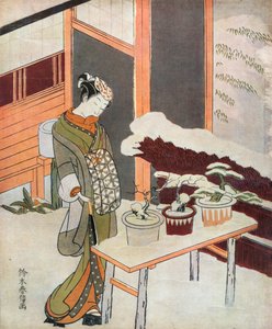 若い日本人女性 作： Unknown